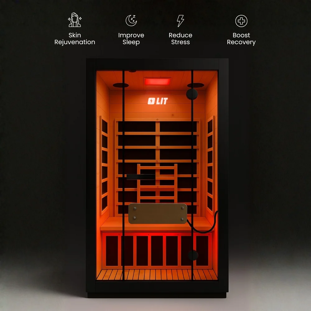 BeautyBox Full Spectrum Infrared + Red light Sauna (2 Person) - Image 3