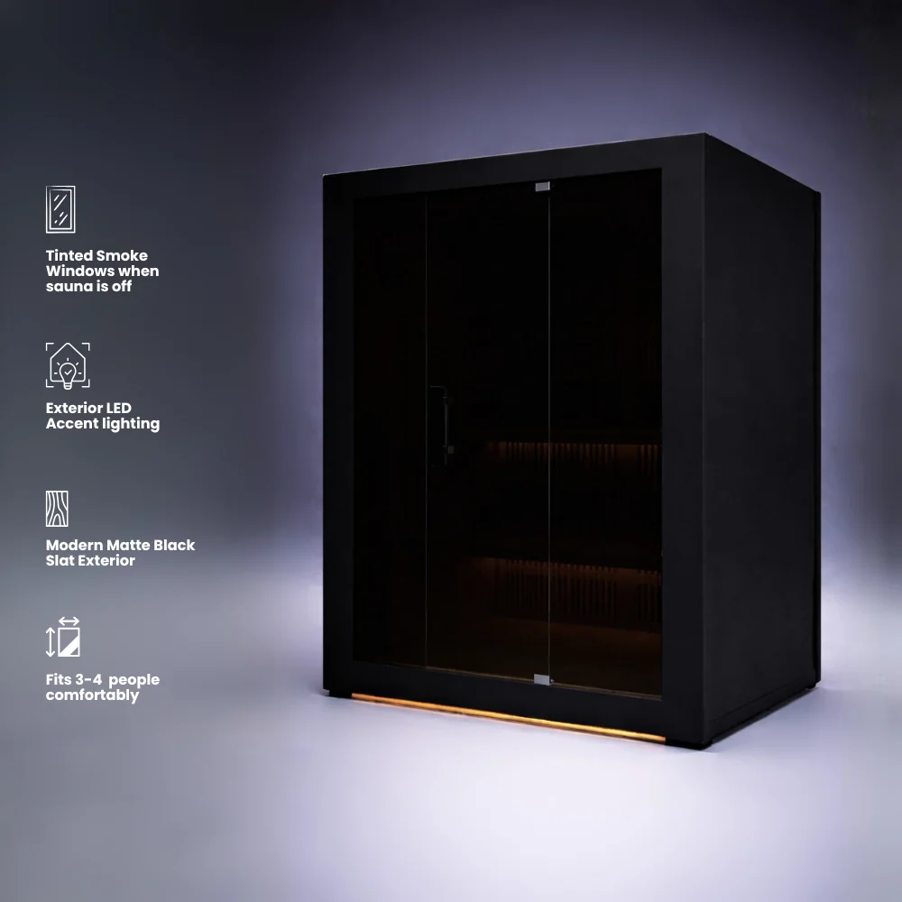 Forge Full Spectrum Infrared + Red light Sauna (3-4 person) - Image 4
