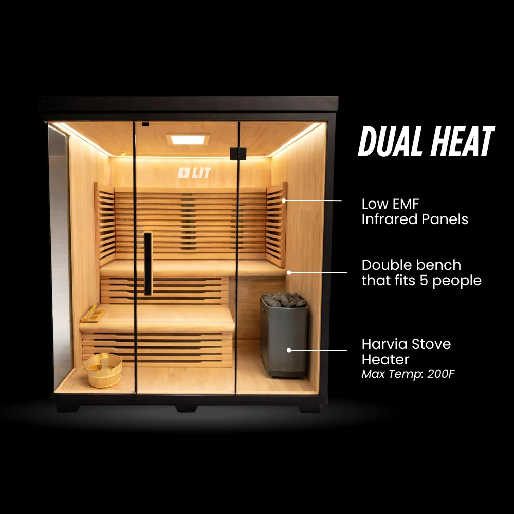 Stealth Cedar XL Plunge + Titan Sauna Bundle (4-5) - Image 7