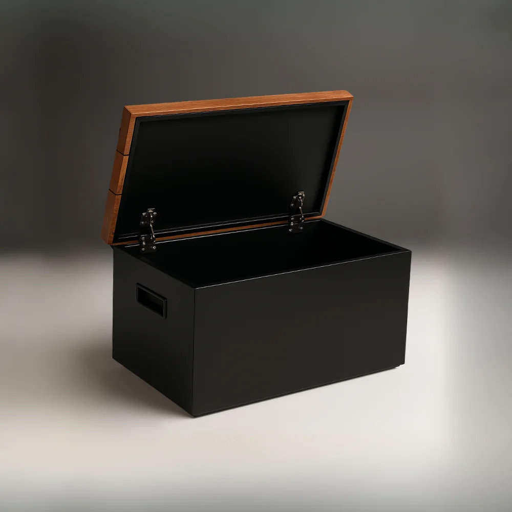 Stealth Cedar Step Stool with Storage - Image 3