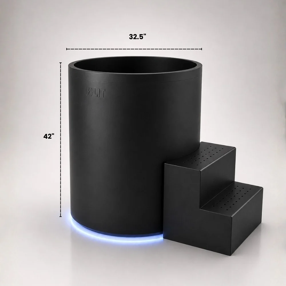 Stealth Luxe Barrel Cold Plunge + 1HP Chiller/Heater - Image 5