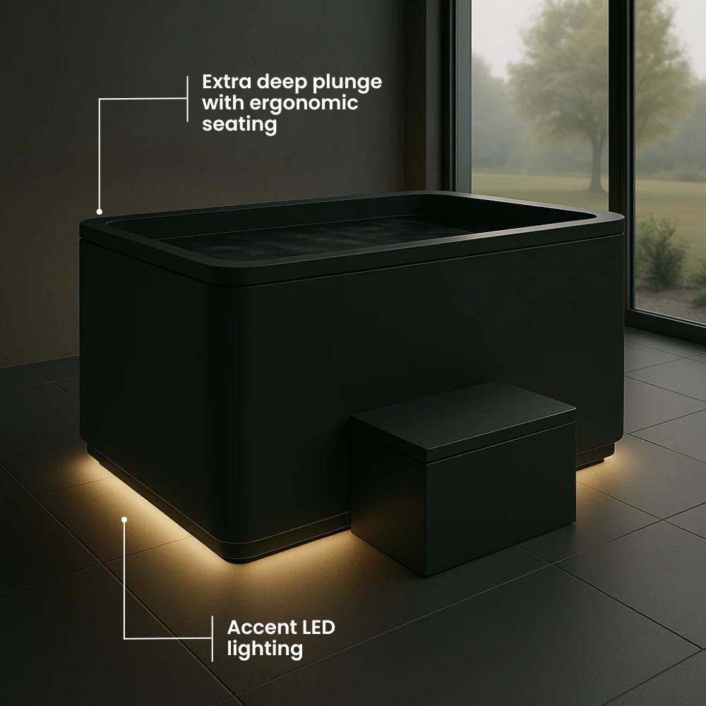 Stealth Plunge + Forge Full Spectrum Infrared + Red light Sauna (3-4 person) - Image 9
